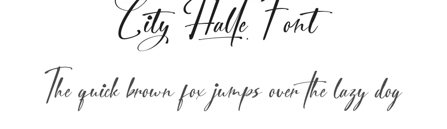 City Halle Font by edricstudio — Script Handwritten Font