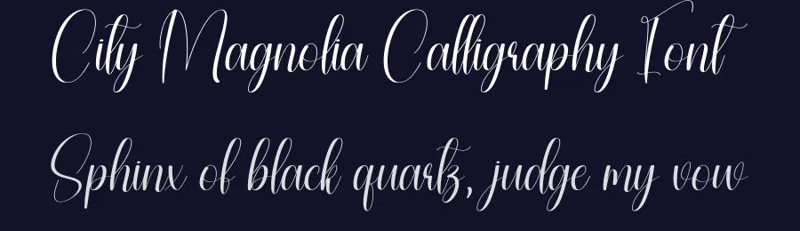 City Magnolia Calligraphy Font by andikastudio — Script Handwritten Font — thumbnail 2