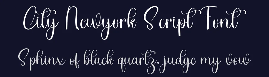 City Newyork Script Font by freshtypeink — Script Handwritten Font — thumbnail 2