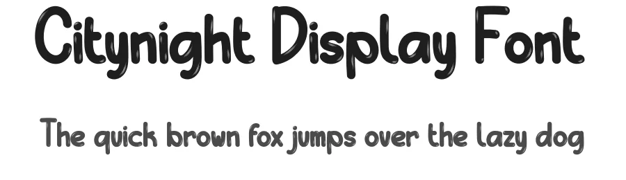 Citynight Display Font by creativeletter — Display Font