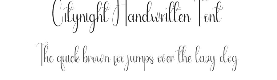 Citynight Handwritten Font by andikastudio — Script Handwritten Font