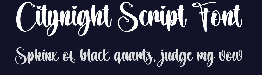 Citynight Script Font by creativeletter — Script Handwritten Font — thumbnail 2