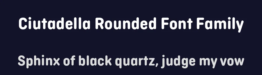 Ciutadella Rounded Font Family by Emtype Foundry — Decorative Font — thumbnail 2