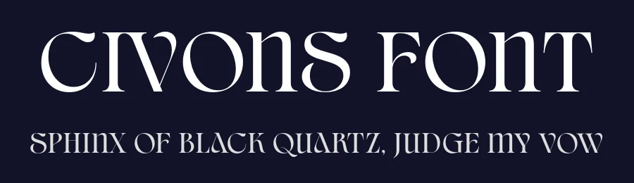 Civons Font by genetypeco — Display Font — thumbnail 2