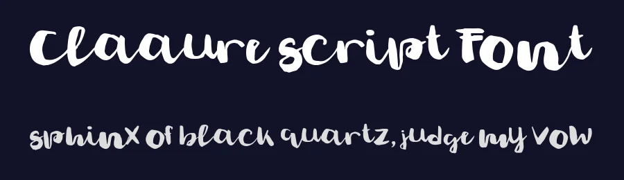 Claaure Script Font by madeDeduk — Script Handwritten Font — thumbnail 2
