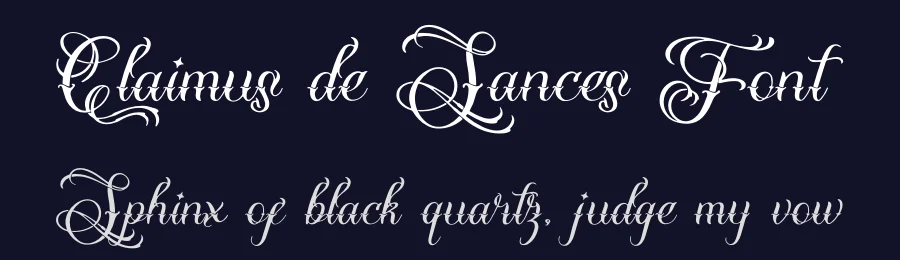 Claimus de Sances Font by Denustudios — Script Handwritten Font — thumbnail 2