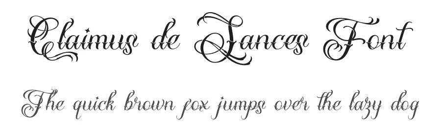 Claimus de Sances Font by Denustudios — Script Handwritten Font