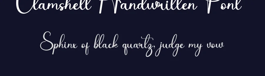 Clamshell Handwritten Font by inermediaSTUDIO — Script Handwritten Font — thumbnail 2