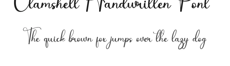 Clamshell Handwritten Font by inermediaSTUDIO — Script Handwritten Font