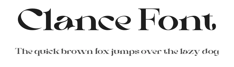 Clance Font by MaikoHatta — Serif Font