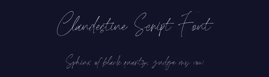 Clandestine Script Font by Rillatype — Script Handwritten Font — thumbnail 2