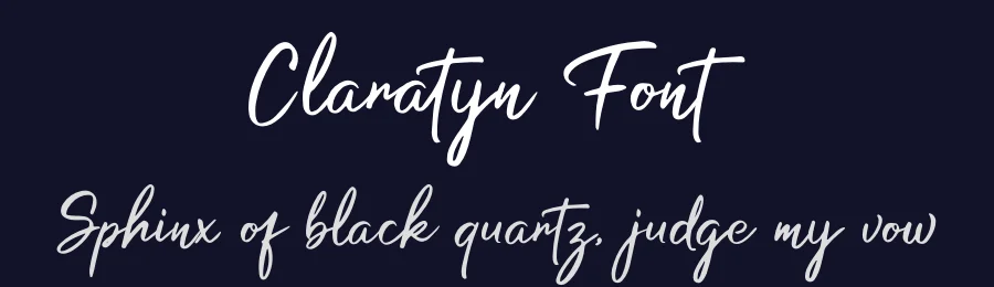 Claratyn Font by Denustudios — Script Handwritten Font — thumbnail 2