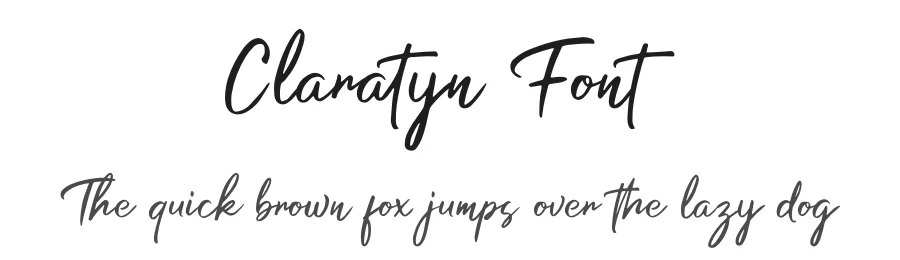 Claratyn Font by Denustudios — Script Handwritten Font
