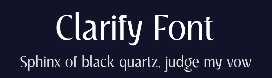 Clarify Font by Sensatype Studio — Sans Serif Font — thumbnail 2