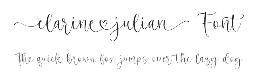 Clarine Julian Font by balpirick — Script Handwritten Font