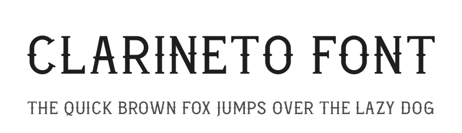 Clarineto Font by Storytype — Serif Font