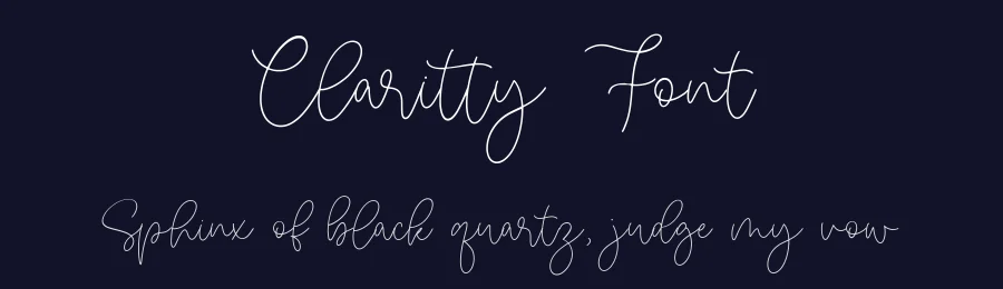 Claritty Font by Timur type — Script Handwritten Font — thumbnail 2