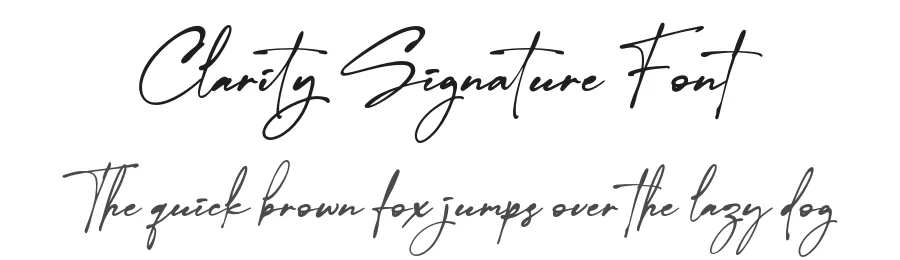 Clarity Signature Font by grezlinestudio — Script Handwritten Font