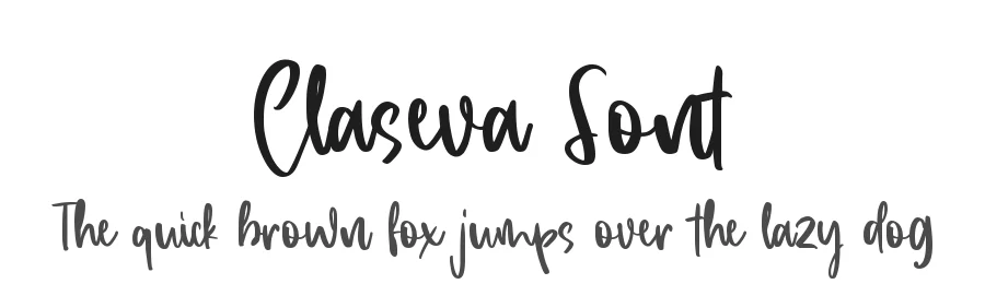Claseva Font by rvandtype — Script Handwritten Font