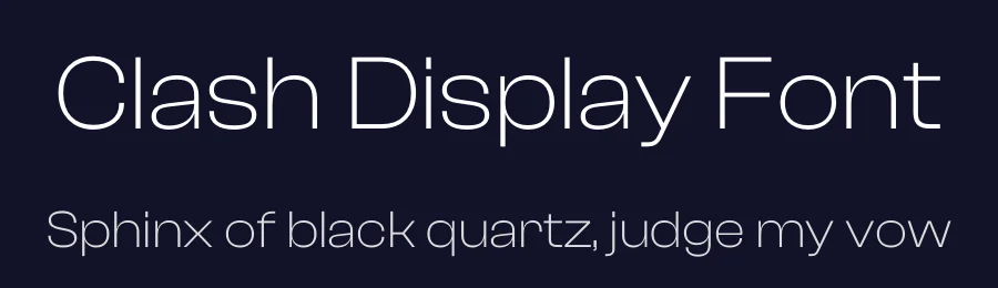 Clash Display Font by Indian Type Foundry — Sans Serif Font — thumbnail 2