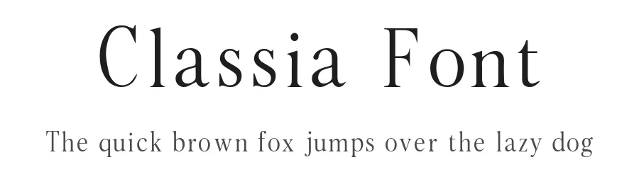 Classia Font by Logy β Serif Font