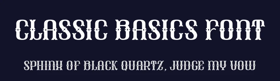 Classic Basics Font by Anto (7NTypes) — Display Font — thumbnail 2