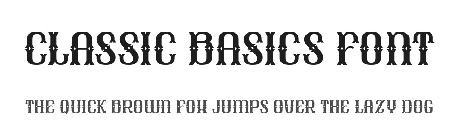 Classic Basics Font by Anto (7NTypes) — Display Font