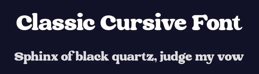 Classic Cursive Font by Objectype Studio — Display Font — thumbnail 2