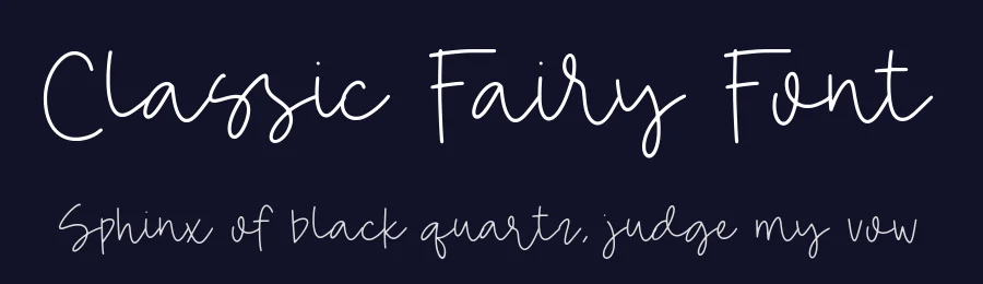 Classic Fairy Font by Timur type — Script Handwritten Font — thumbnail 2