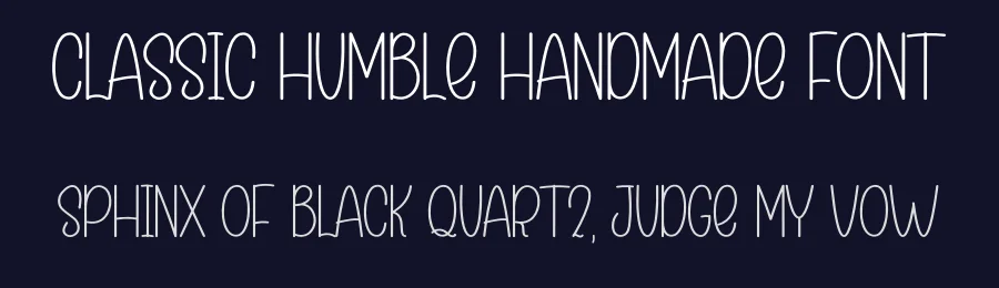 Classic Humble Handmade Font by inermediaSTUDIO — Display Font — thumbnail 2