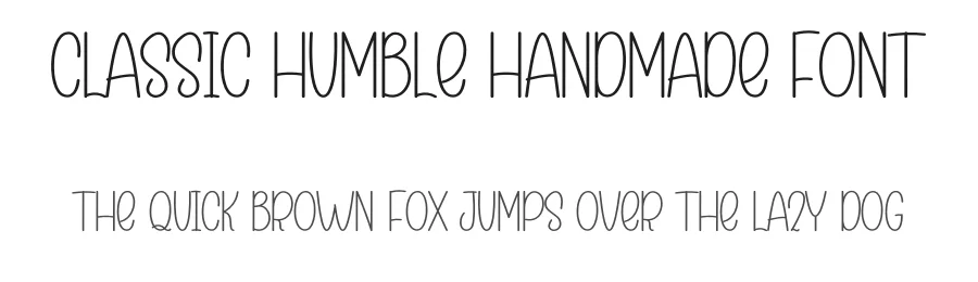 Classic Humble Handmade Font by inermediaSTUDIO — Display Font