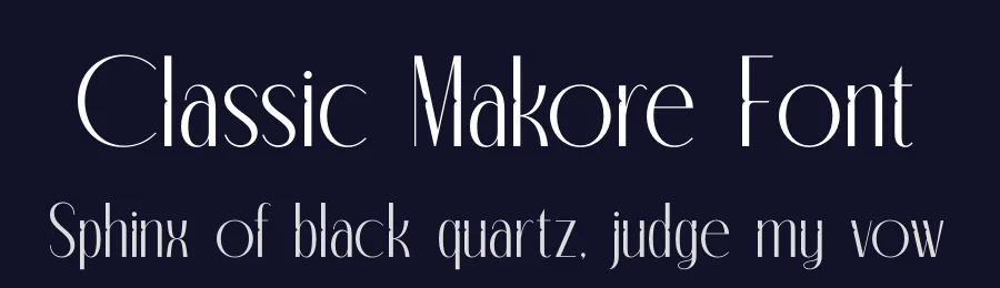 Classic Makore Font by timelesstype.co — Display Font — thumbnail 2