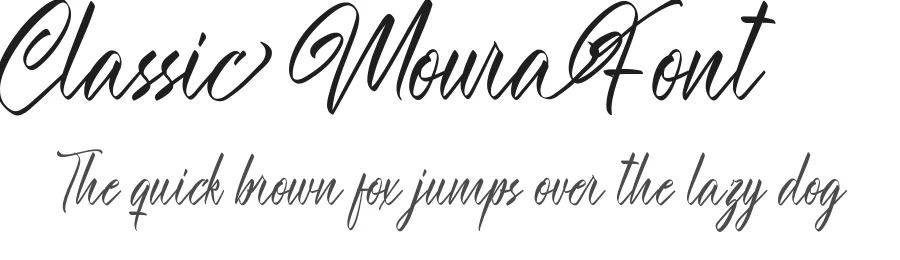 Classic Moura Font by nihstudio — Script Handwritten Font