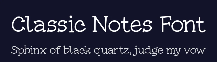 Classic Notes Font by balpirick — Slab Serif Font — thumbnail 2