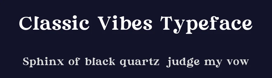 Classic Vibes Typeface by Greataris — Decorative Font — thumbnail 2