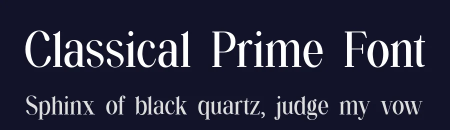 Classical Prime Font by UICreative — Serif Font — thumbnail 2