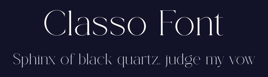 Classo Font by Gridline Type — Serif Font — thumbnail 2