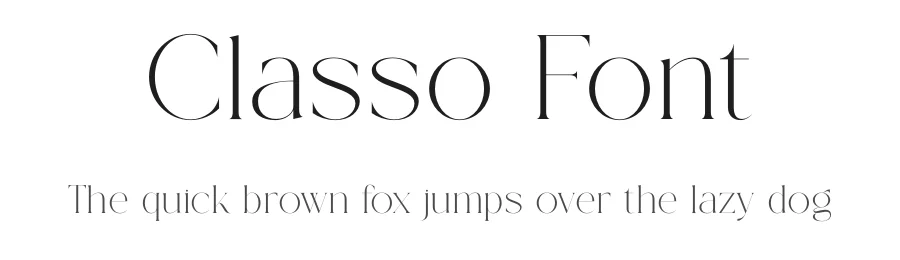 Classo Font by Gridline Type — Serif Font