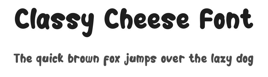 Classy Cheese Font by ronistudio — Display Font