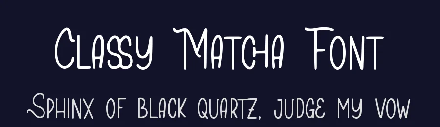 Classy Matcha Font by qwrtype — Display Font — thumbnail 2