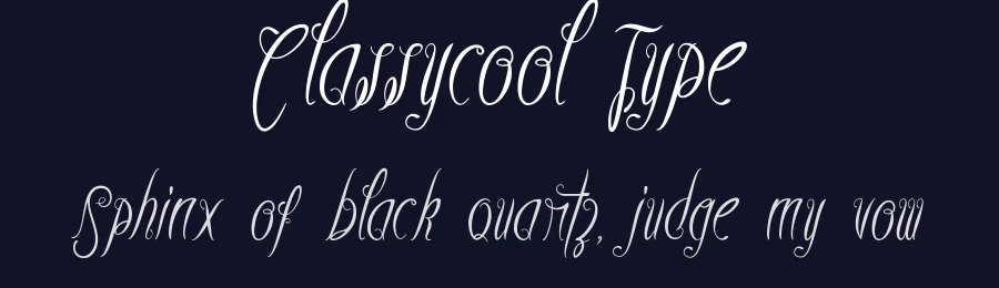 Classycool Type by IntrovArtZone — Script Handwritten Font — thumbnail 2