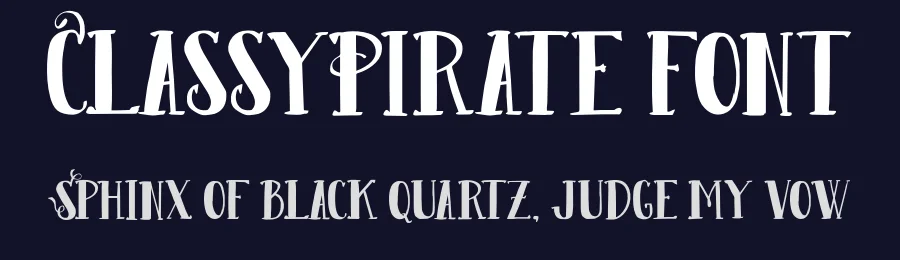 ClassyPirate font by itypeface — Blackletter Font — thumbnail 2