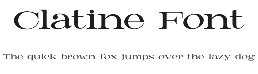 Clatine Font by BarakaType — Serif Font