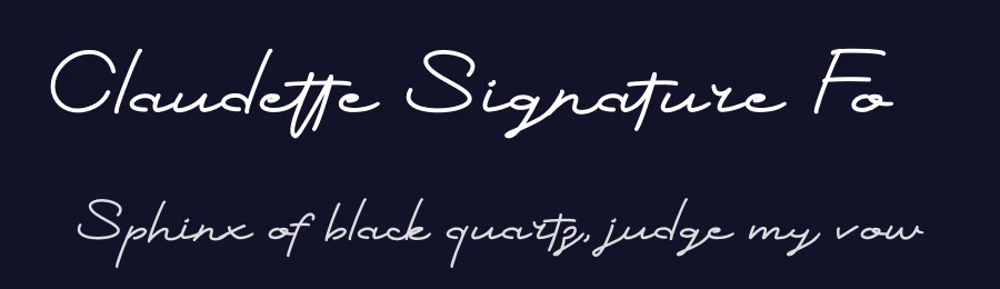 Claudette Signature Font by Ngapak Studio — Script Handwritten Font — thumbnail 2
