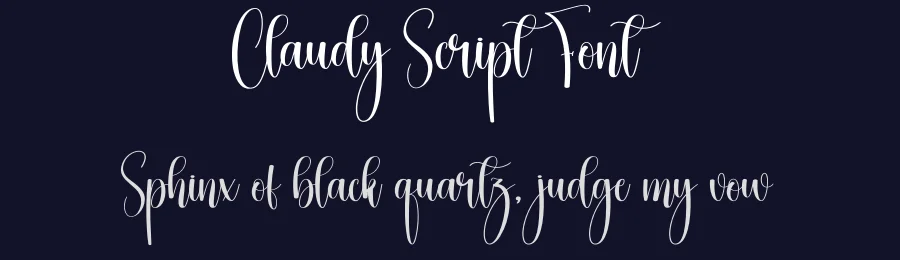 Claudy Script Font by creativeletter — Script Handwritten Font — thumbnail 2