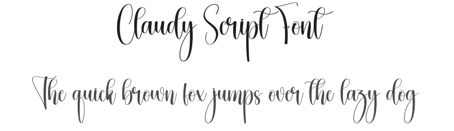 Claudy Script Font by creativeletter — Script Handwritten Font