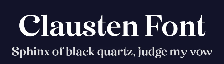 Clausten Font by YUKITA CREATIVE — Serif Font — thumbnail 2