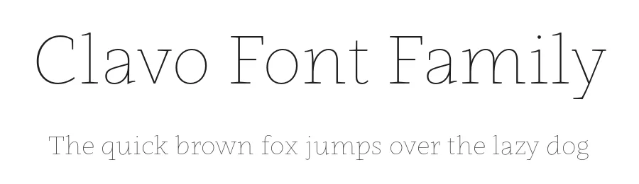 Clavo Font Family by Dada Studio — Serif Font