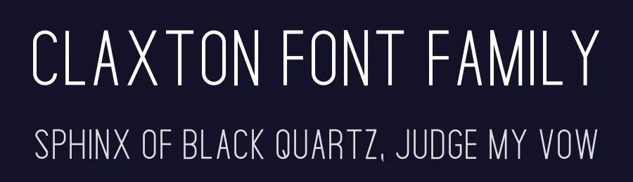 Claxton Font Family by MikeHill — Sans Serif Font — thumbnail 2