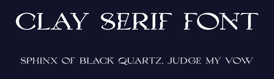 Clay Serif Font by vpcreativeshop — Display Font — thumbnail 2